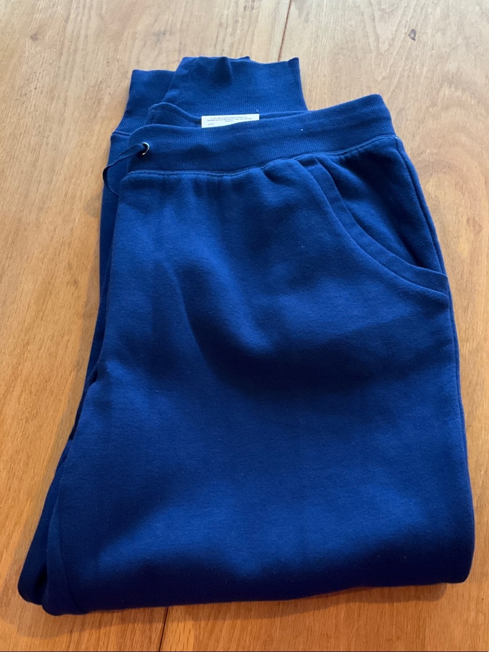 NWT St. John's Bay Navy Blue Mid Rise Easy Fit Drawstring Jogger Pants - Picture 12 of 12